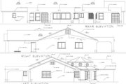 Adobe / Southwestern Style House Plan - 4 Beds 3 Baths 3005 Sq/Ft Plan #1-745 