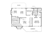 European Style House Plan - 2 Beds 2 Baths 2358 Sq/Ft Plan #18-9140 