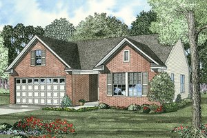 Traditional Exterior - Front Elevation Plan #17-433