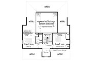 Cottage Style House Plan - 3 Beds 3 Baths 1370 Sq/Ft Plan #45-595 