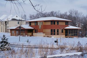 Prairie Exterior - Front Elevation Plan #454-4