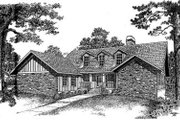 Traditional Style House Plan - 3 Beds 3.5 Baths 2386 Sq/Ft Plan #322-109 