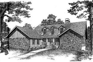 Traditional Exterior - Front Elevation Plan #322-109