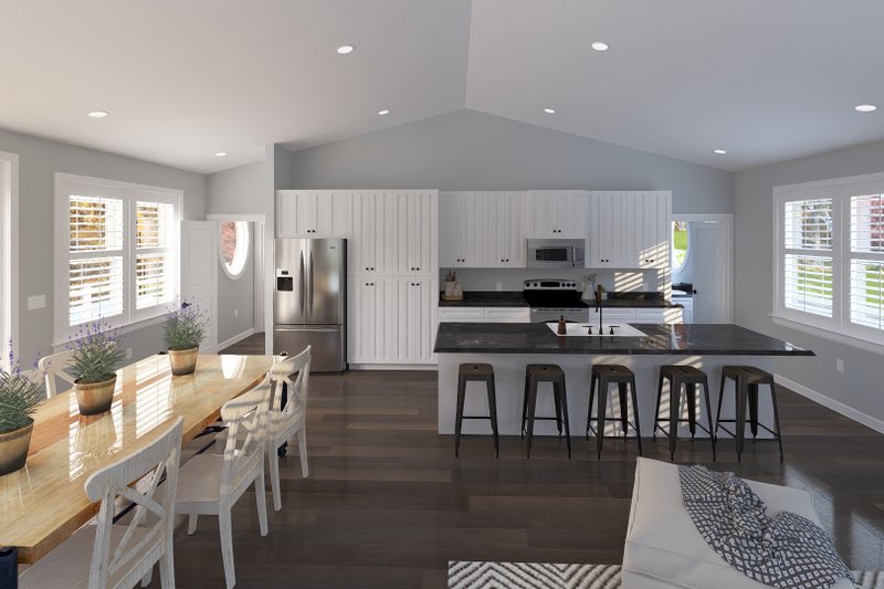 Dream House Plan - Interior - Other 1 for Barndominium House Plan #1060-408 - 2 bed, 1.5 bath