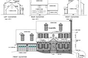 Colonial Style House Plan - 4 Beds 2.5 Baths 1998 Sq/Ft Plan #56-146 