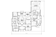 Ranch Style House Plan - 3 Beds 2.5 Baths 2458 Sq/Ft Plan #1054-25 