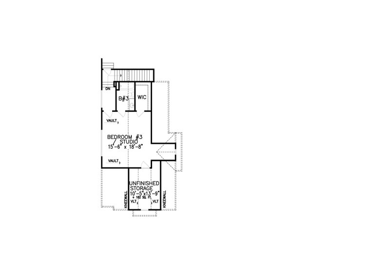 Home Plan - Floor Plan - Upper Floor for Farmhouse House Plan #54-522 - 3 bed, 3.5 bath