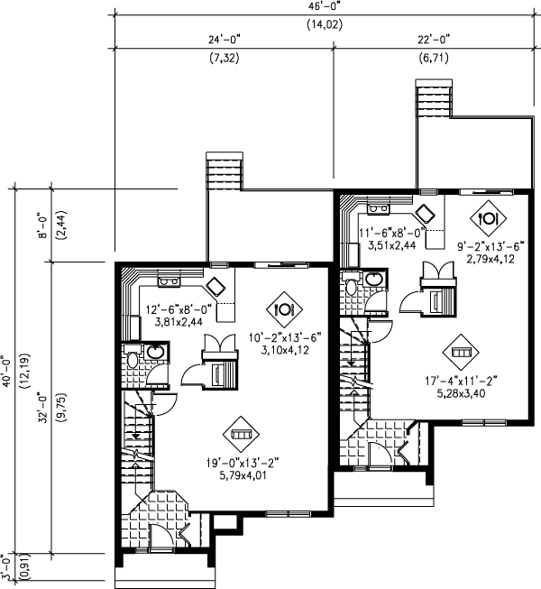 Modern Floor Plan - Main Floor Plan #25-323