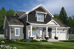 Craftsman Exterior - Front Elevation Plan #51-1362