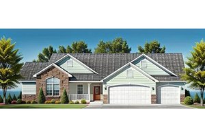Traditional Exterior - Front Elevation Plan #58-234