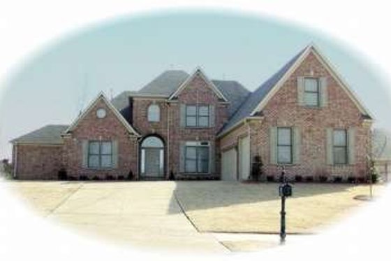 Exterior - Front Elevation for European House Plan #81-1245 - 4 bed, 3.5 bath