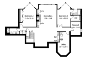 European Style House Plan - 3 Beds 3.5 Baths 3749 Sq/Ft Plan #51-172 