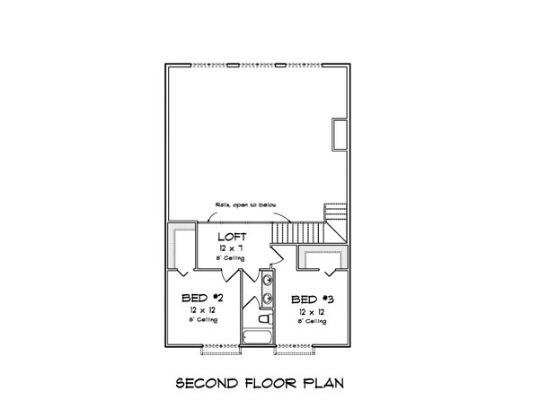 House Design - Farmhouse Floor Plan - Upper Floor Plan #513-2260