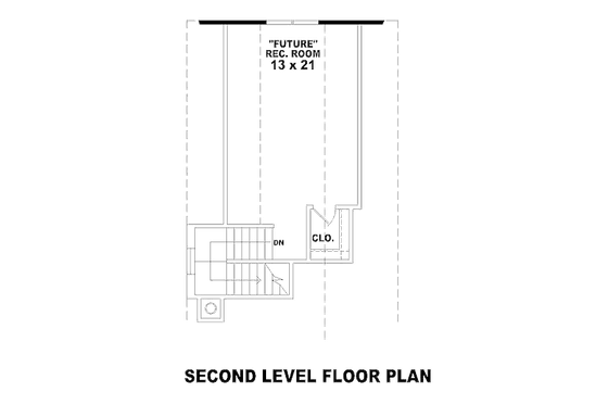 Floor Plan - Other Floor for Traditional House Plan #81-13831 - 3 bed, 2 bath