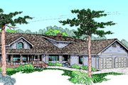 Traditional Style House Plan - 3 Beds 2.5 Baths 2699 Sq/Ft Plan #60-181 