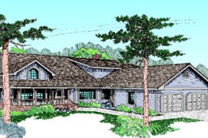 Traditional Exterior - Front Elevation Plan #60-181