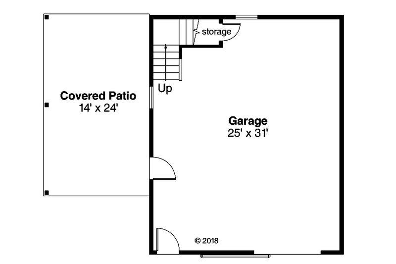Architectural House Design - Floor Plan - Main Floor for Ranch House Plan #124-1132, 0 bath