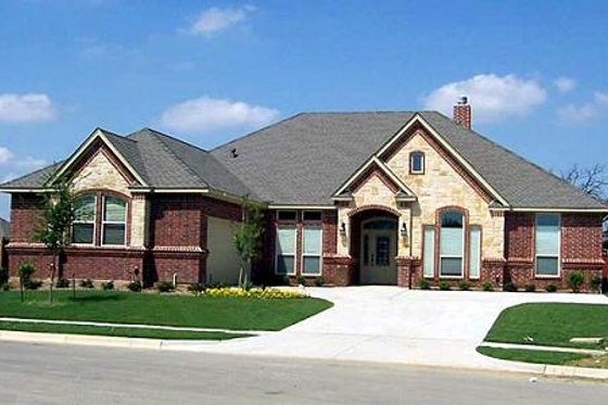 Exterior - Front Elevation for Traditional House Plan #84-276 - 4 bed, 3 bath