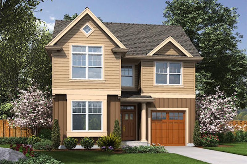 Home Plan - Traditional Exterior - Front Elevation Plan #48-487
