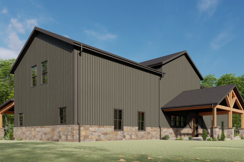 Dream House Plan - Exterior - Other Elevation 3 for Farmhouse House Plan #1092-54 - 5 bed, 3.5 bath