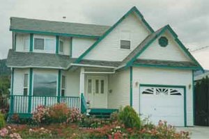 House Blueprint - Traditional Exterior - Front Elevation Plan #126-113