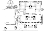 Southern Style House Plan - 4 Beds 5 Baths 4220 Sq/Ft Plan #72-193 