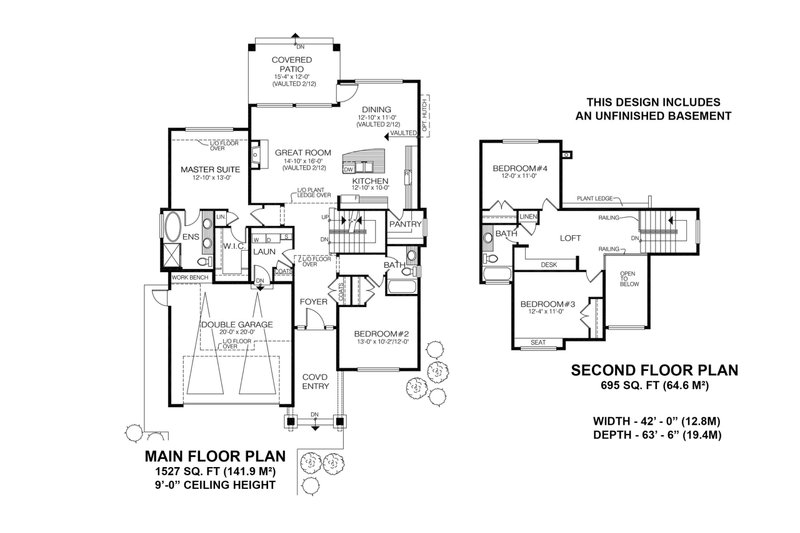 Dream House Plan - Floor Plan - Main Floor for Contemporary House Plan #1100-103 - 4 bed, 3 bath