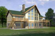 Contemporary Style House Plan - 4 Beds 3 Baths 3369 Sq/Ft Plan #117-269 