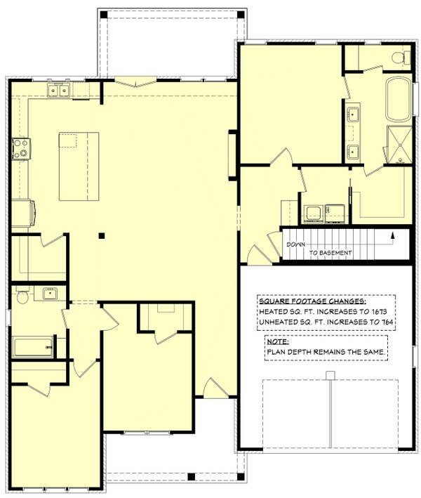 Dream House Plan - Floor Plan - Other Floor for Farmhouse House Plan #430-441 - 3 bed, 2 bath