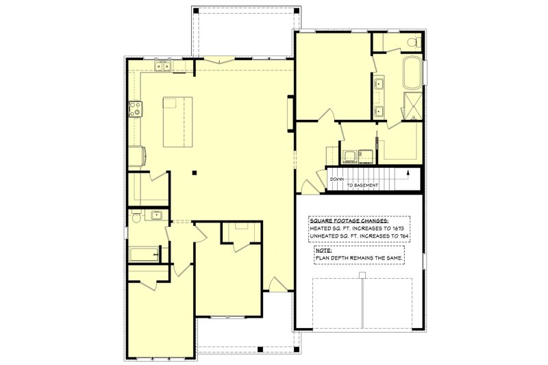 Dream House Plan - Floor Plan - Other Floor for Farmhouse House Plan #430-441 - 3 bed, 2 bath