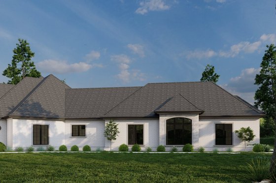 Exterior - Front Elevation 4 for European House Plan #923-69 - 4 bed, 4.5 bath