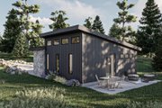Modern Style House Plan - 1 Beds 1 Baths 675 Sq/Ft Plan #455-540 