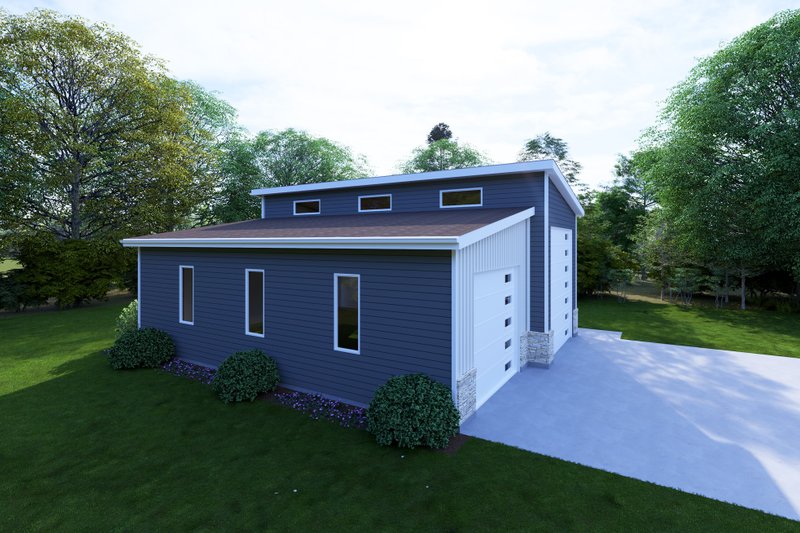 House Design - Exterior - Other Elevation for Contemporary House Plan #1111-20, 0 bath