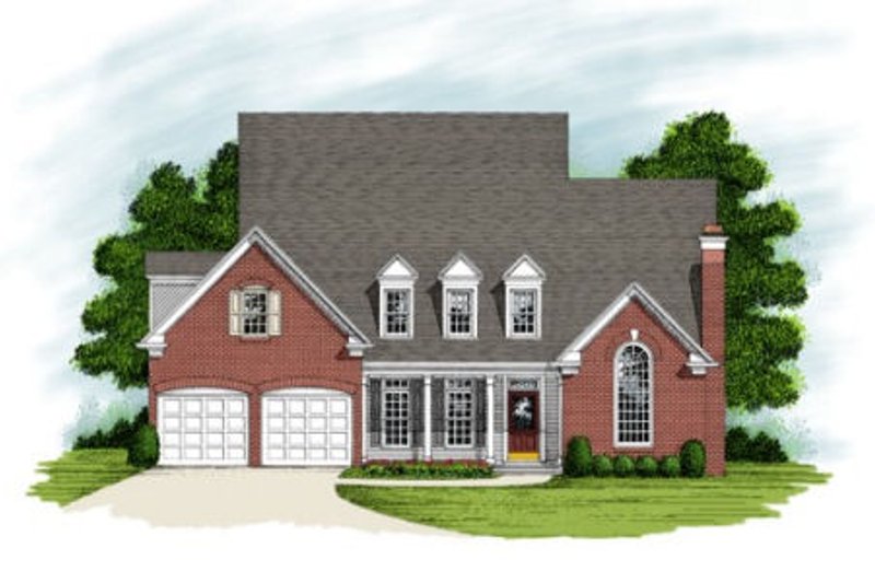 Home Plan - Southern Exterior - Front Elevation Plan #56-207