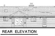 Ranch Style House Plan - 3 Beds 2 Baths 1151 Sq/Ft Plan #18-169 