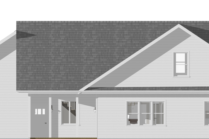 House Blueprint - Exterior - Rear Elevation for Farmhouse House Plan #1109-26 - 3 bed, 3.5 bath