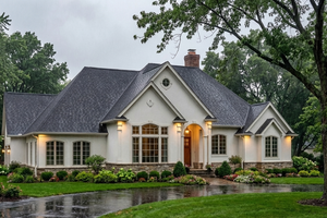 Dream House Plan - Exterior - Front Elevation for European House Plan #406-186 - 3 bed, 2.5 bath