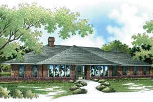 Traditional Exterior - Front Elevation Plan #45-150