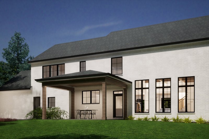 Home Plan - Exterior - Rear Elevation for Farmhouse House Plan #46-922 - 4 bed, 3.5 bath