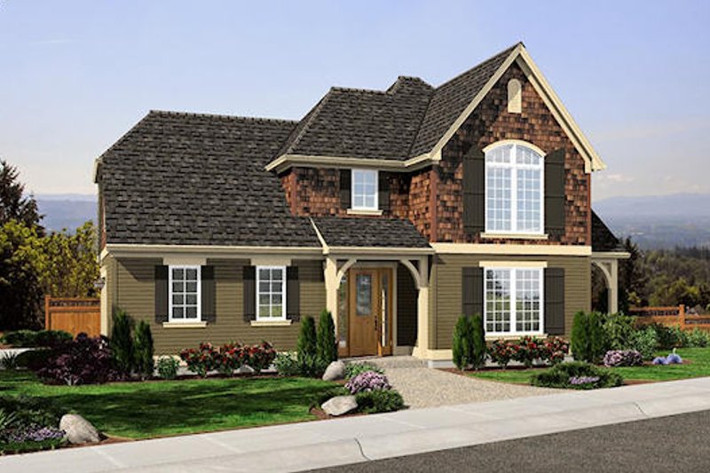 Home Plan - Traditional Exterior - Front Elevation Plan #48-507