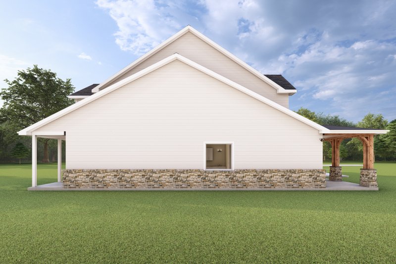 Dream House Plan - Exterior - Other Elevation for Farmhouse House Plan #1127-21 - 4 bed, 3.5 bath