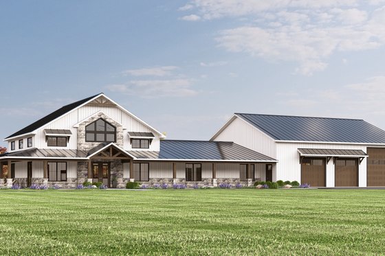 Exterior - Other Elevation 6 for Barndominium House Plan #1064-371 - 3 bed, 2.5 bath