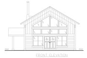 Contemporary Style House Plan - 2 Beds 1 Baths 1172 Sq/Ft Plan #117-915 