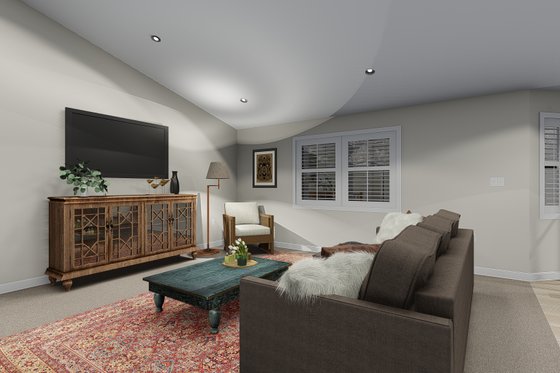 Interior - Family Room 1 for Traditional House Plan #1060-63 - 3 bed, 2.5 bath