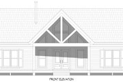 Country Style House Plan - 3 Beds 2 Baths 1600 Sq/Ft Plan #932-1335 Exterior 