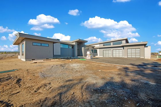 Exterior - Front Elevation 8 for Modern House Plan #892-36 - 4 bed, 3.5 bath