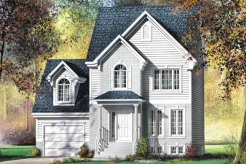 Country Style House Plan - 2 Beds 1.5 Baths 1458 Sq/Ft Plan #25-4145