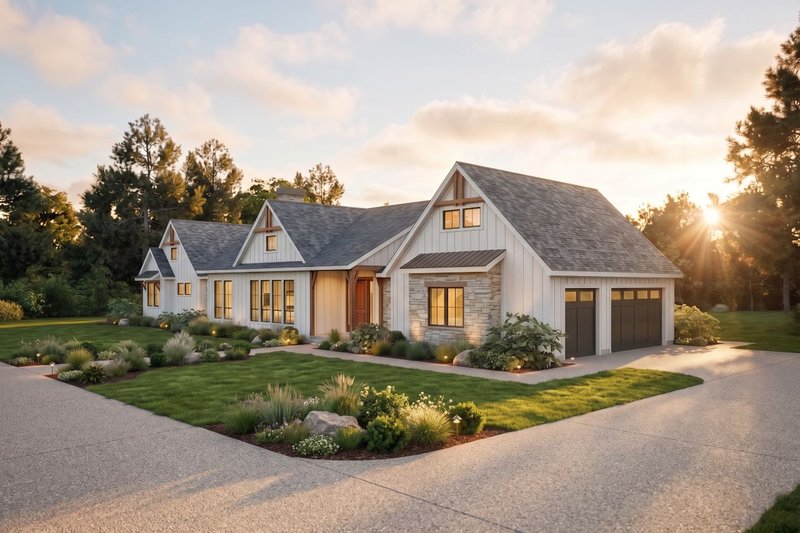 Architectural House Design - Exterior - Other Elevation for Farmhouse House Plan #1105-13 - 3 bed, 2.5 bath