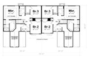 Farmhouse Style House Plan - 3 Beds 2.5 Baths 1467 Sq/Ft Plan #20-2549 