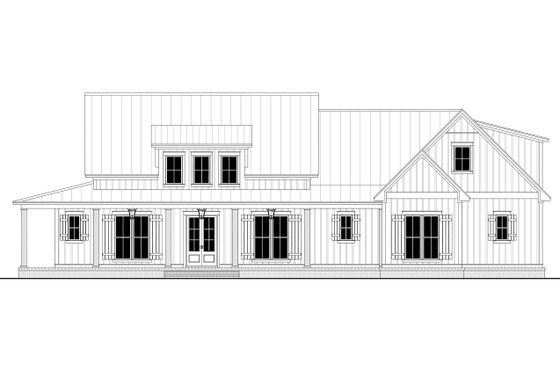 Exterior - Front Elevation 6 for Farmhouse House Plan #430-261 - 3 bed, 2.5 bath